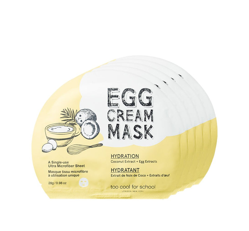 Egg Cream Mask Hydration Box Set (5 Sheets)