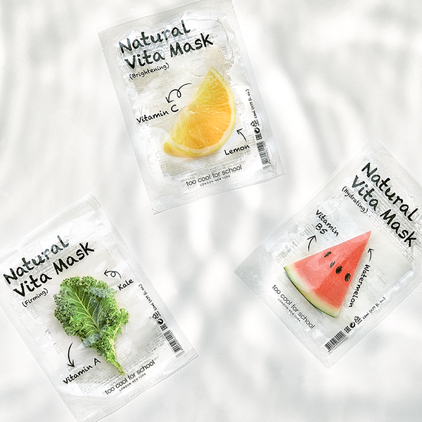 Natural Vita Mask (3 Types) 1 Piece products on white background