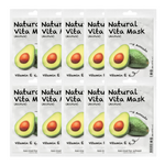Natural Vita Mask Moisture (1pc/10pcs)