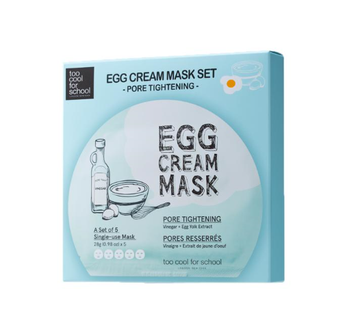 Too Cool For School Egg Cream Mask Pore Tightening Box Set (5ea)